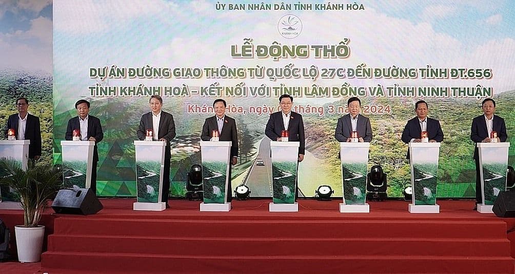 Khởi công dự án 57km đường nối Ninh Thuận - Khánh Hòa - Lâm Đồng
